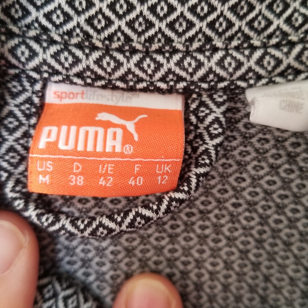 Puma Full Zip Running Performance Jacket Gray M - image 7